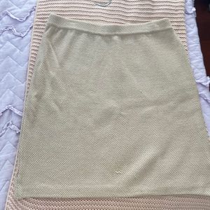 Wool knit skirt
